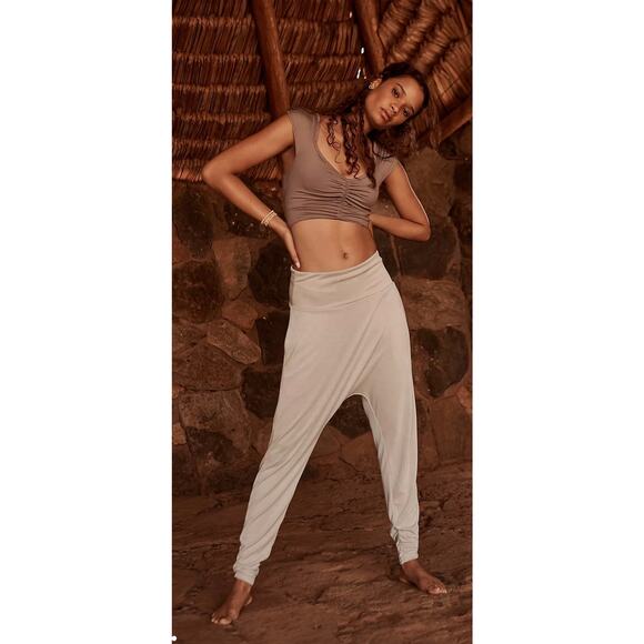 FREE PEOPLE Echo Harem Pant Color: Clay medium (New) - Picture 2 of 8